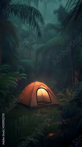 3D Illustration - Camping T...