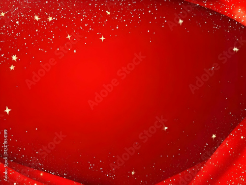 Red Abstract Background Ill...
