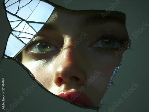 3D Illustration - Face, Eye...