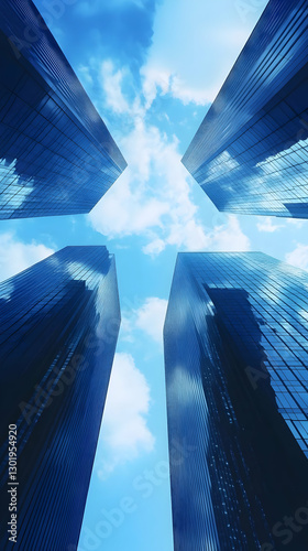 Illustration of Modern Skys...