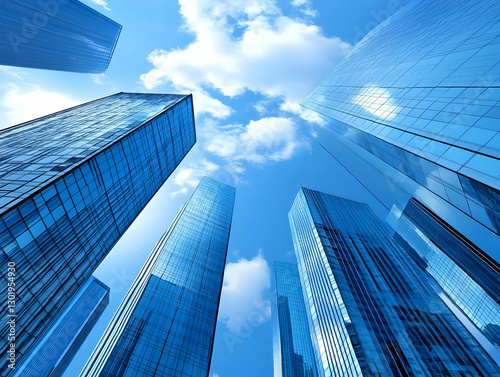 Illustration of Modern Skys...