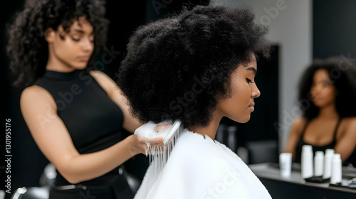 Photo Hair Salon Wash Hair ...