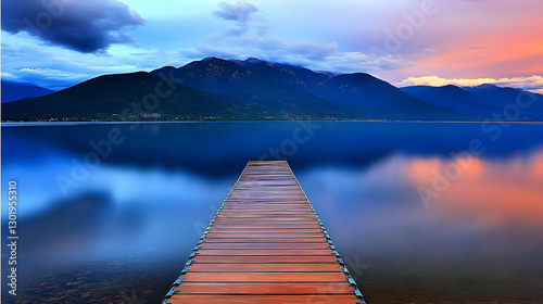 Illustration - Tranquil Lak...