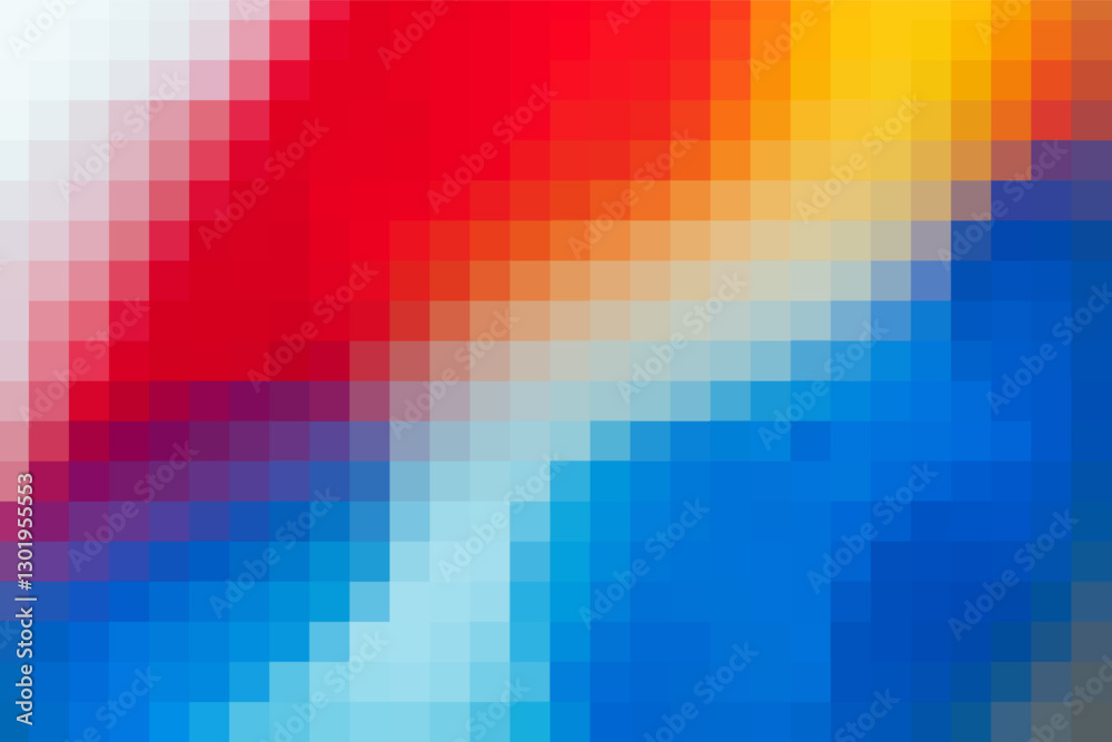 Gradient Spectrum Texture with Pixelated Grid. Multicolor gradient background for branding, calendar, postcard, screensaver, poster, cover. EPS 10. Vector illustration Gradient Spectrum Texture with Pixelated Grid. Multicolor gradient background for branding, calendar, postcard, screensaver, poster, cover. EPS 10. Vector illustration