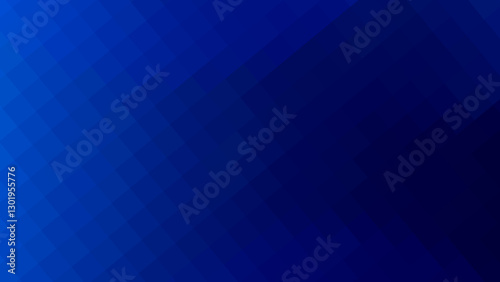 Deep Blue Gradient with Pixelated Square Pattern Background. The texture for branding, calendar, postcard, screensaver, poster, cover. EPS 10. Vector illustration