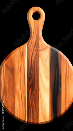 Photo Round Wooden Cutting ...