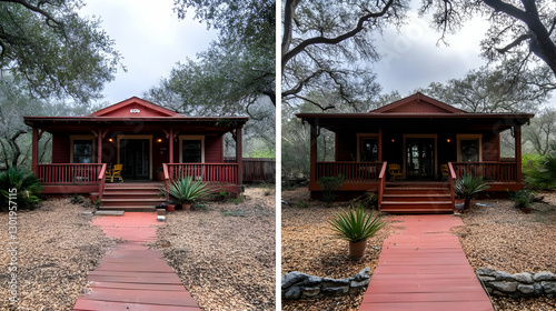 Photo - Red Cabin, Porch, P...