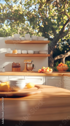 Illustration - Sunlit Kitch...