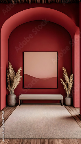 3D Illustration Interior De...