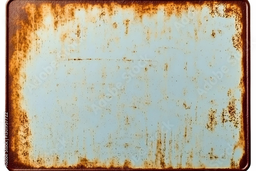 Rusty Metal Background Text...