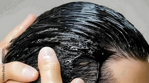 Photo Close-Up Hair Treatme...