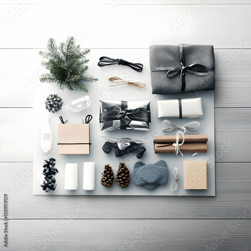 Illustration of Holiday Gif...
