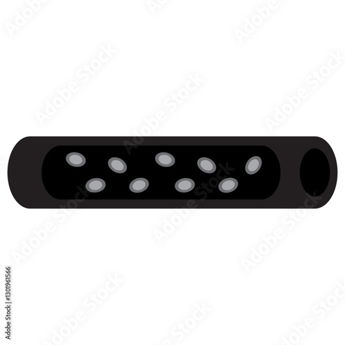 blood vessel glyph icon