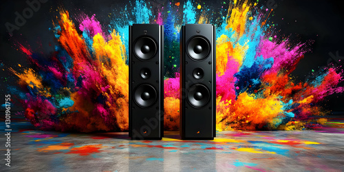 3D Illustration - Audio Spe...