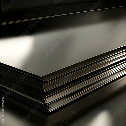 3D Illustration- Stacked Me...
