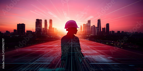 Illustration - Engineer Sil...