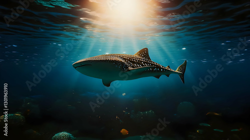 Illustration Majestic Whale...