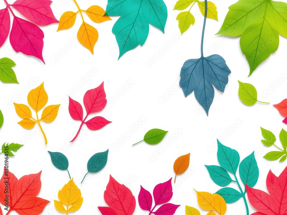 Biodegradable Art: Leaf Silhouettes on Seed Paper