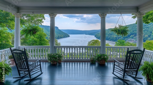 Lake View Porch Rocking Chairs