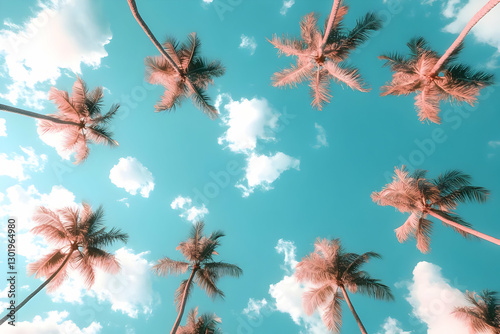 Tropical Palm Tree Illustration