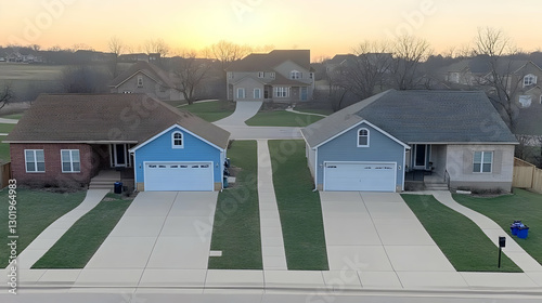 Sunrise Suburban Homes Aeri...