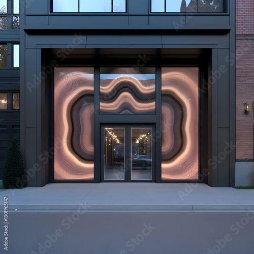 3D Illustration Modern Buil...