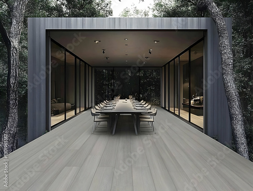 3D Illustration Modern Arch...
