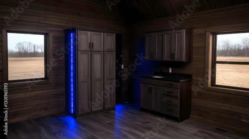 Photo Modern Rustic Cabin I...