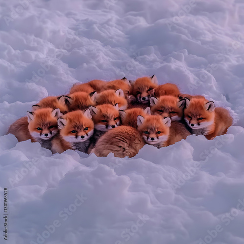 Photo: Adorable Fox Kits Hu...