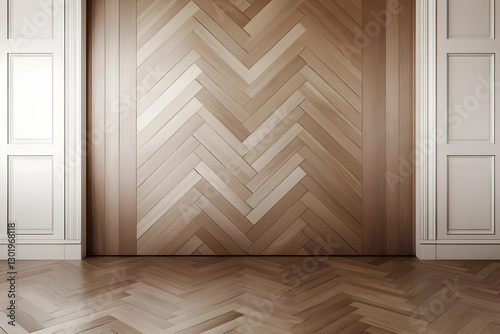 3D Illustration Empty Room ...