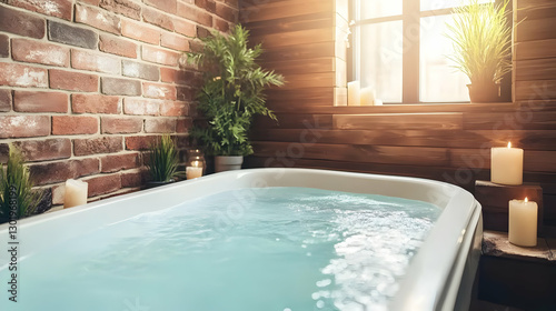 Photo Serene Spa Bathroom R...