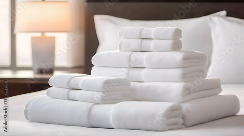 Photo Fresh White Towels Ho...