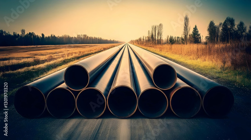 Photo - Industrial Pipes in...