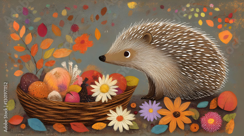 Illustration of Hedgehog, A...