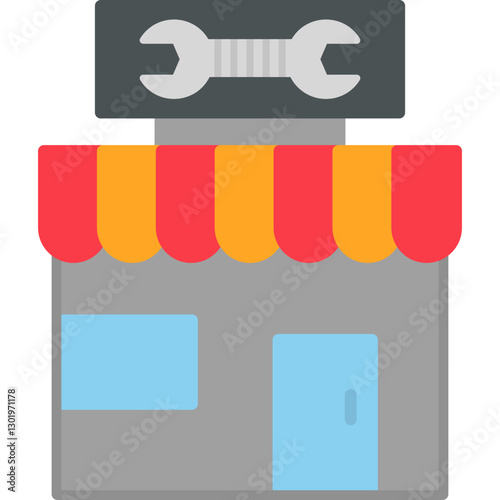 Car Repair Shop Icon