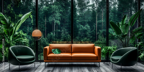 3D Illustration Interior De...