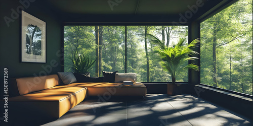 3D Illustration Interior De...