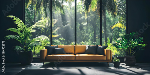 3D Illustration Interior De...
