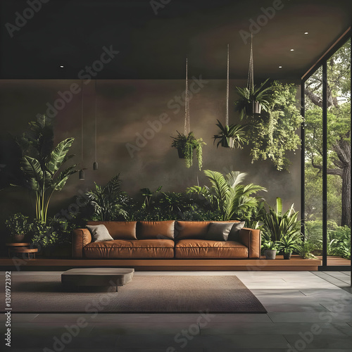3D Illustration Interior De...