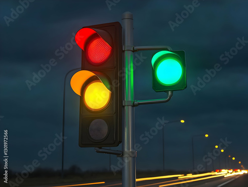Realistic Image - Traffic L...