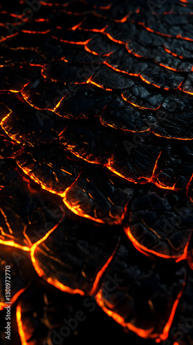 3D Abstract Background Volc...