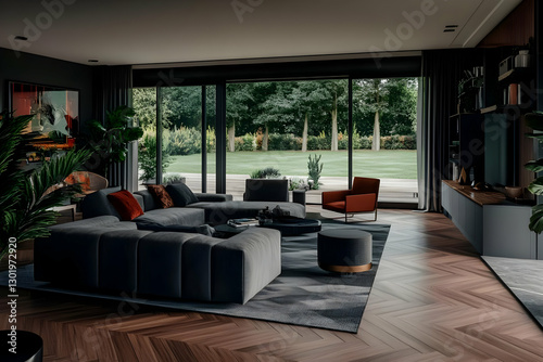 3D Illustration Interior De...