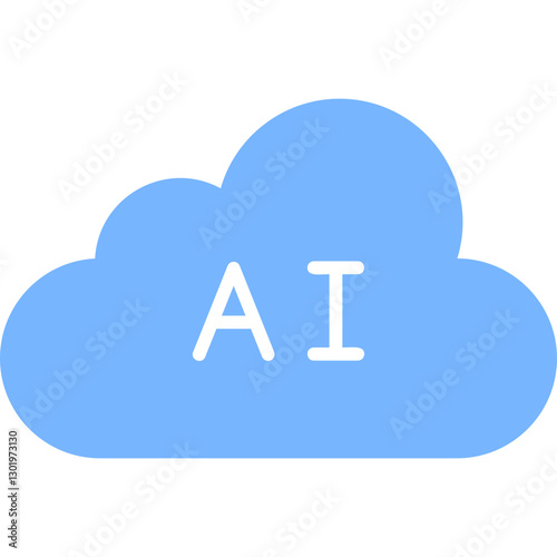 Ai Cloud Icon