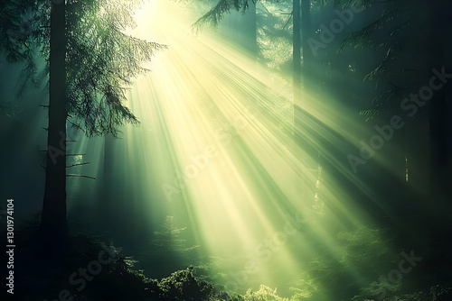 Mystic Forest Illustration:...