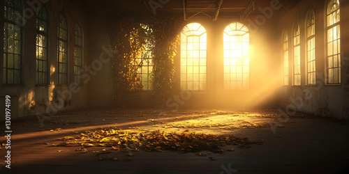 Illustration Abandoned Room...