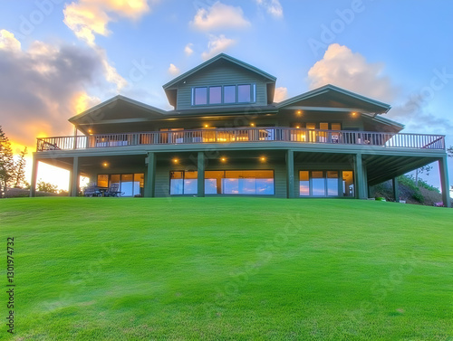 Photo Green House on Hill L...