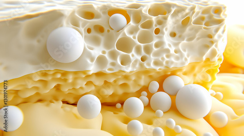 3D Illustration Abstract Ba...