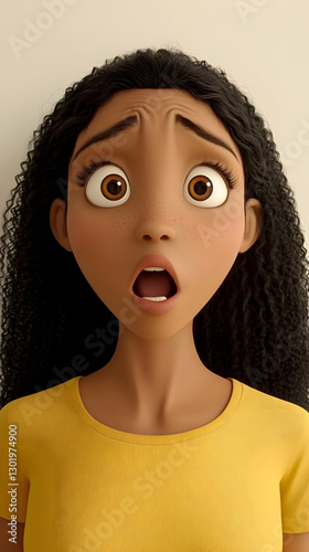 3D Illustration - Woman, Su...