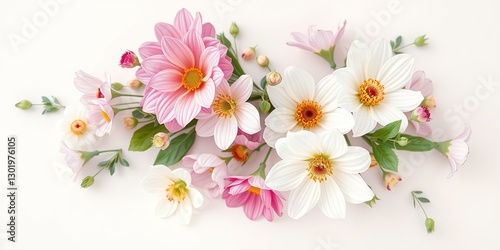 Wallpaper Mural Enchanting Blooms: Pastel Dreamscapes Adorned with Ethereal Flowers Torontodigital.ca