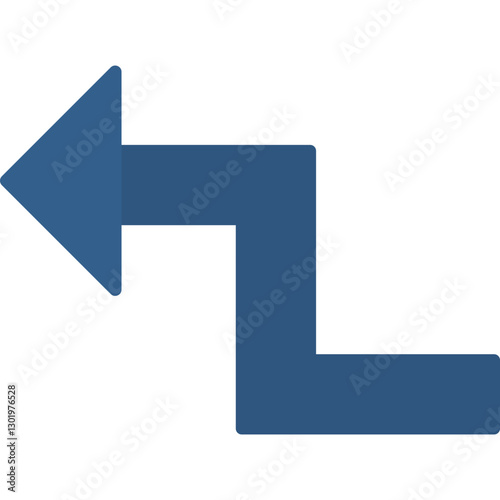 Zigzag Arrow Icon